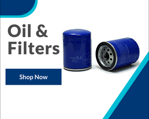 Selection of tractor filters including oil, air, hydraulic, and fuel filters from Diamond R Equipment