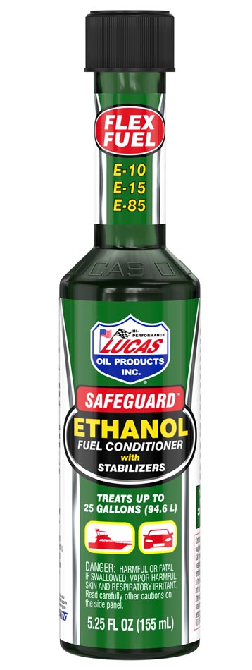 Lucas Safeguard Ethanol Fuel Conditioner With Stabilizers 5.25 FL OZ, 10670