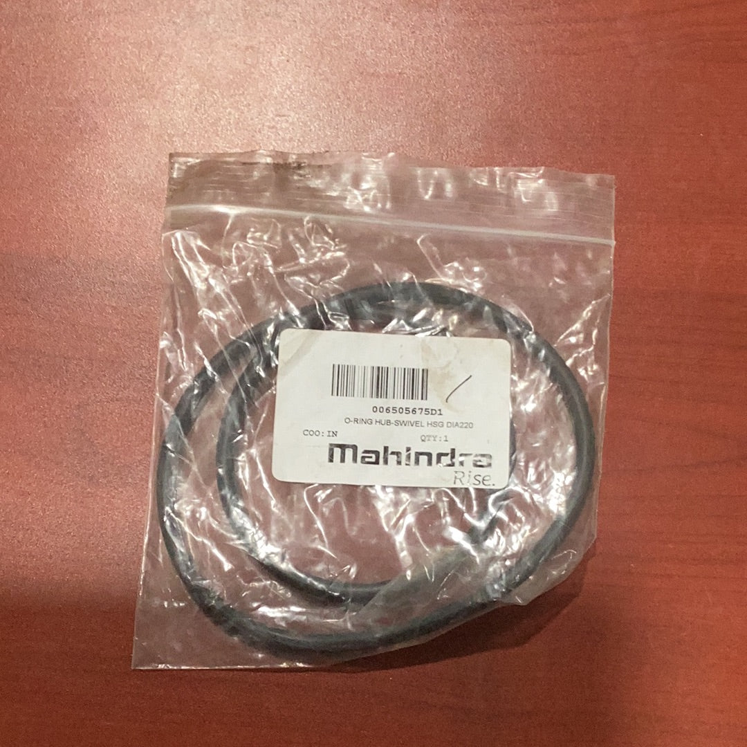 Mahindra O-Ring Hub Housing & Swivel Housing 220x6, 006505675D1