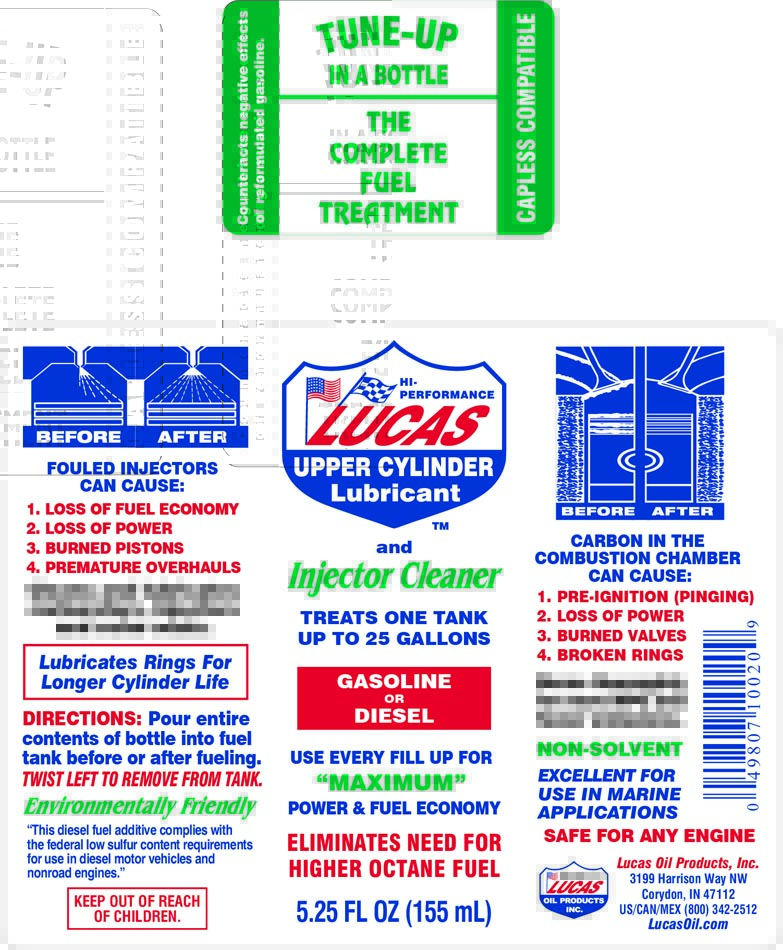 Lucas Fuel Treatment Injector Cleaner 5.25 fl oz, 10020