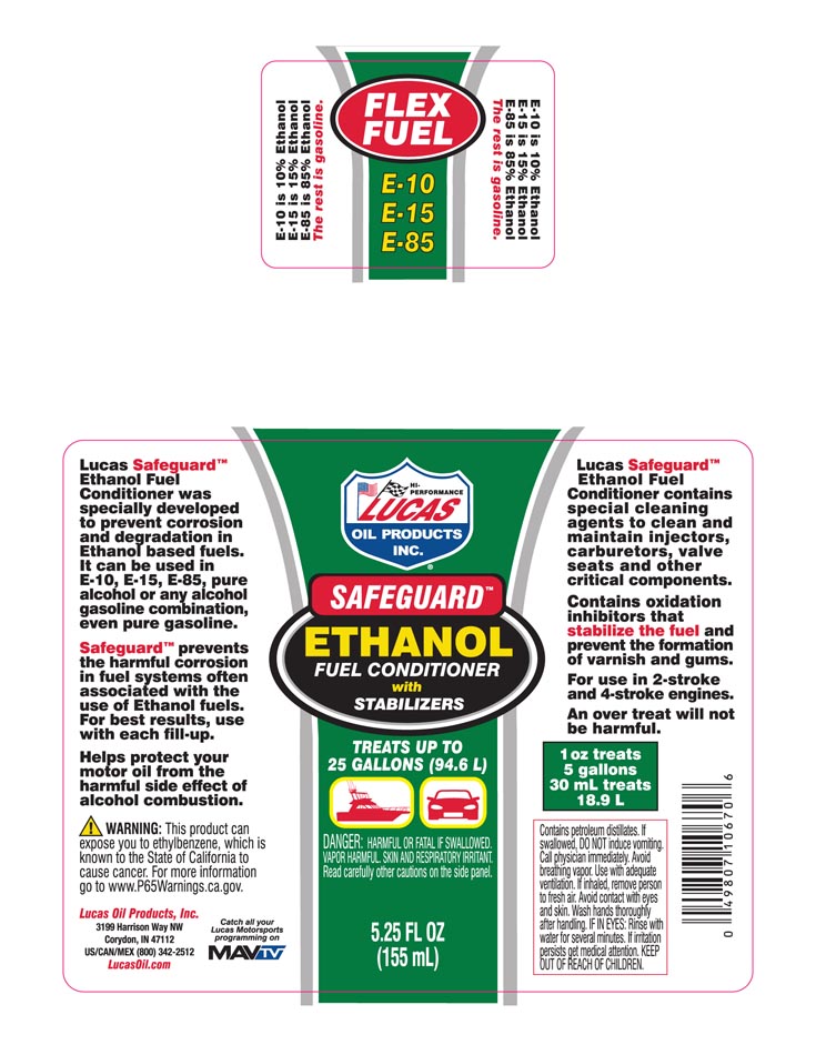 Lucas Safeguard Ethanol Fuel Conditioner With Stabilizers 5.25 FL OZ, 10670