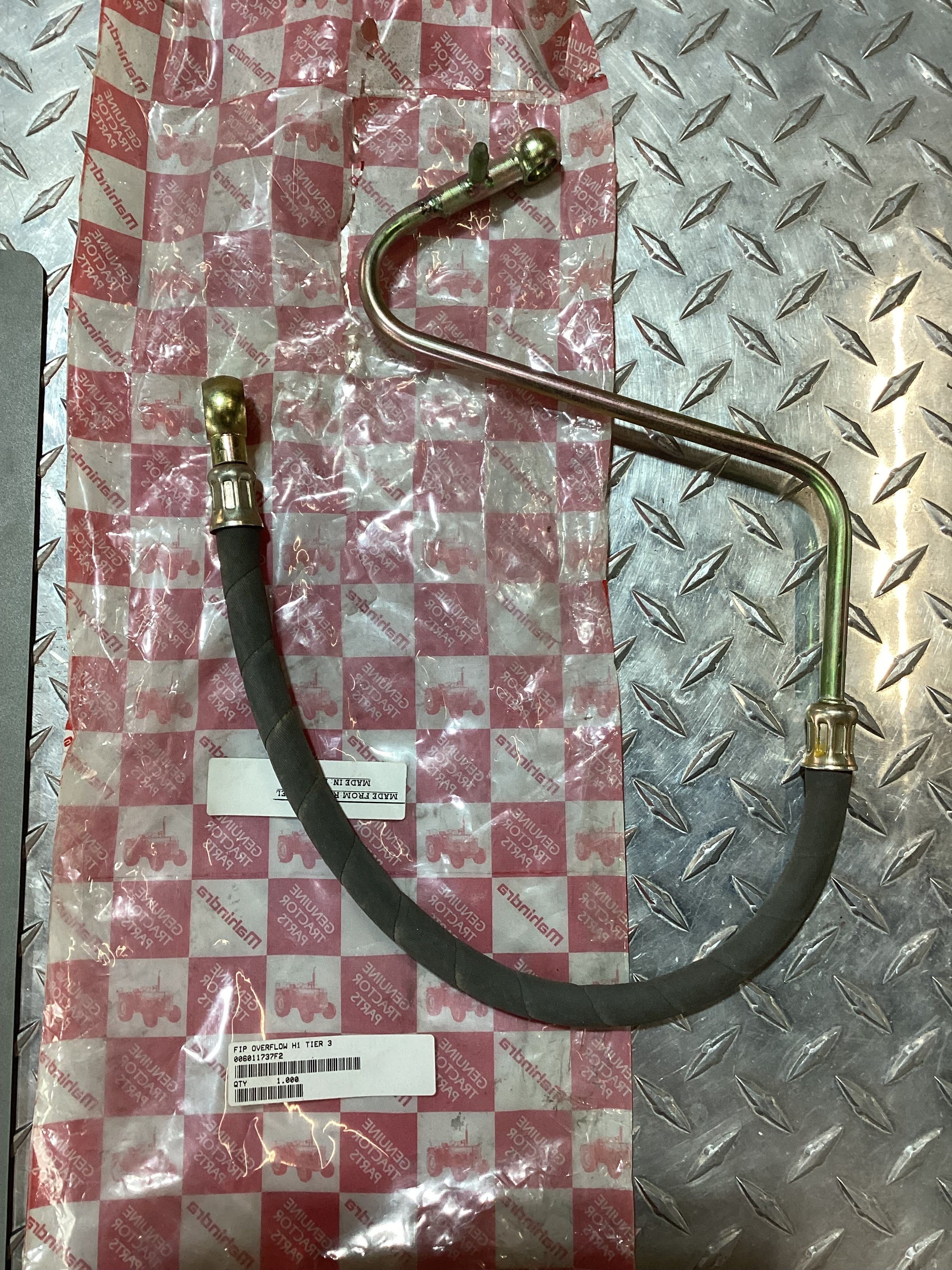 TYM/Mahindra Tractor FIP Overflow Tier 3, 006011737F2