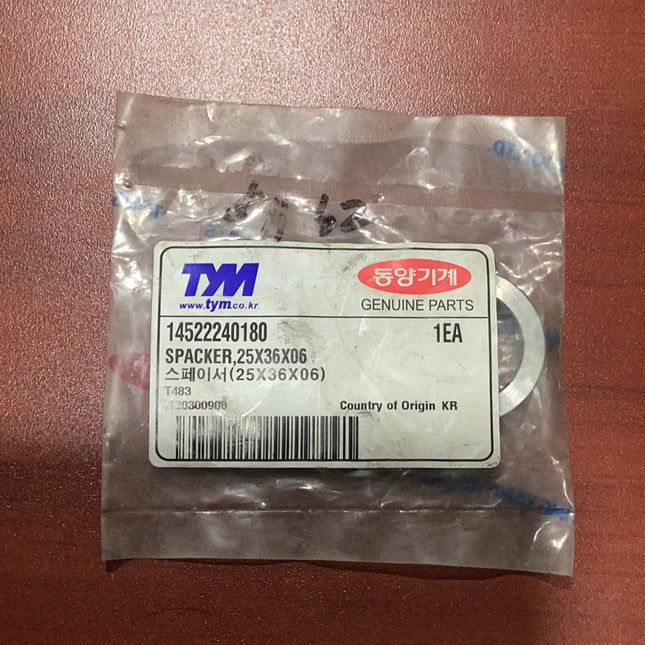 TYM/Mahindra Tractor Spacer 25X36X6, 14522240180