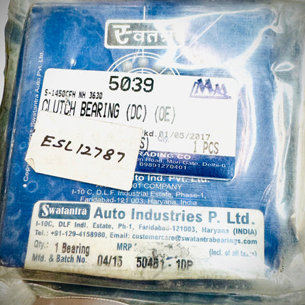 Farmtrac Bearing Clutch Release PTO, ESL12787