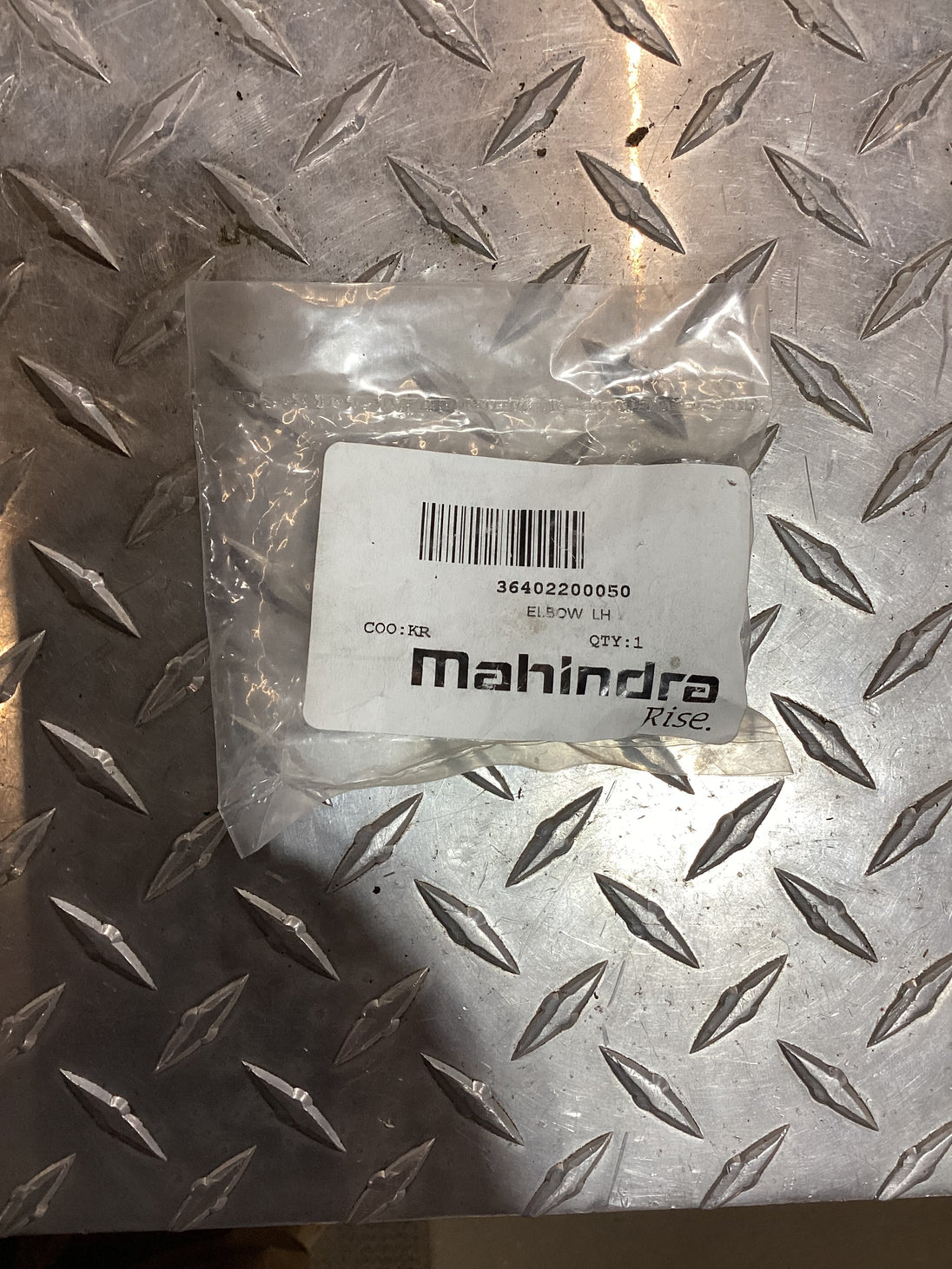 362000240 Mahindra / TYM HST Adjustment LH Elbow 36402200050