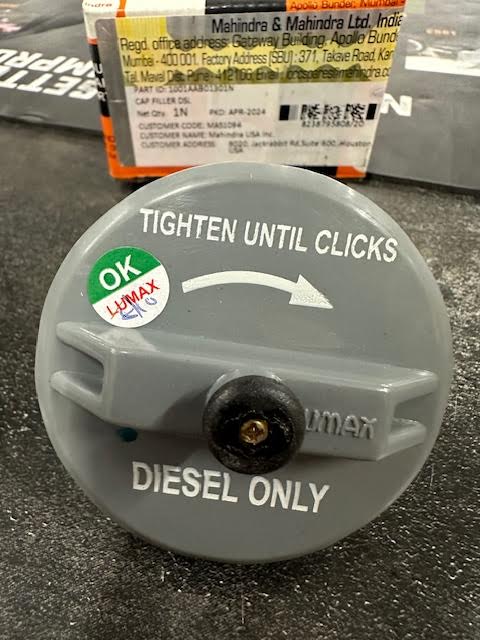 Roxor / Mahindra Cap Fuel Filler Neck, 1001AAB01301N