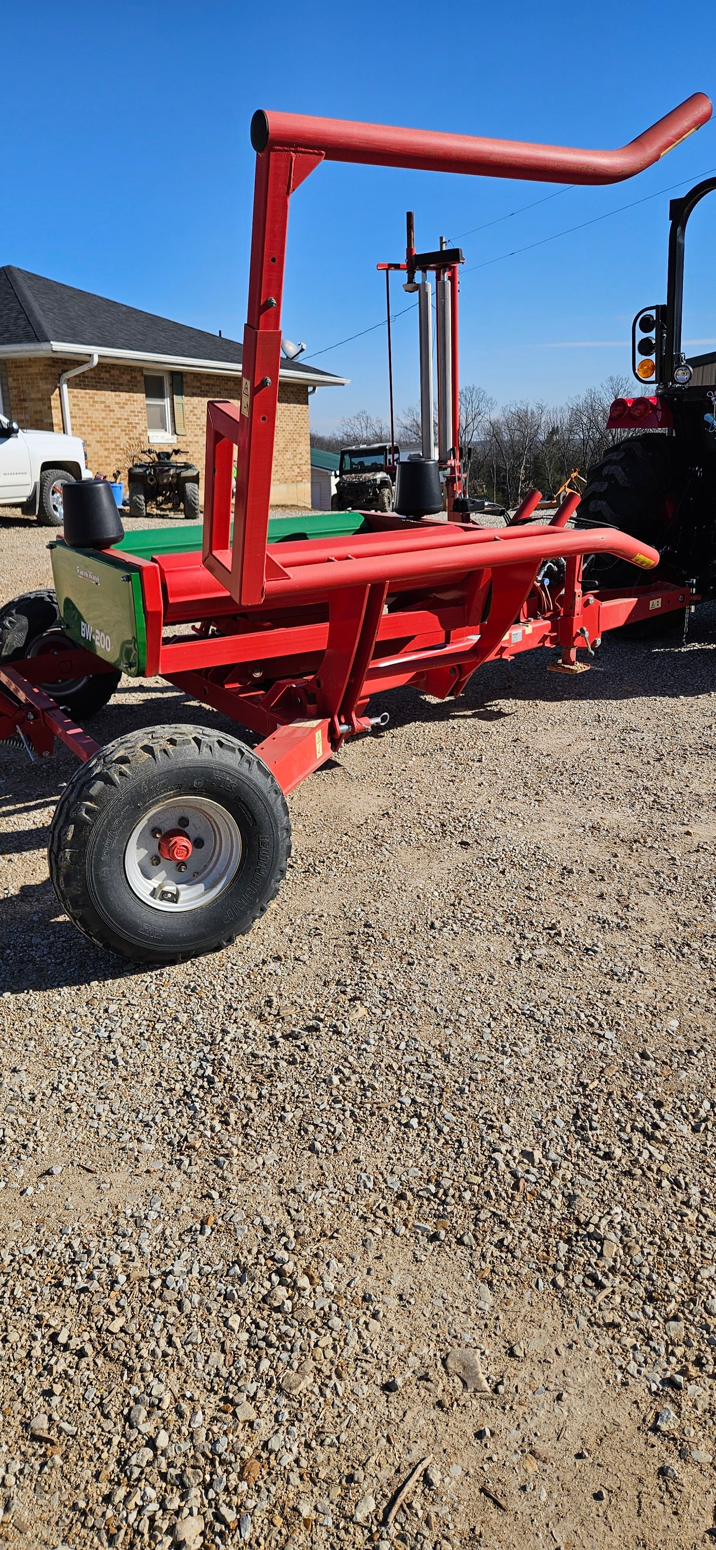 Farm King BW200 Pull Type Bale Wrapper