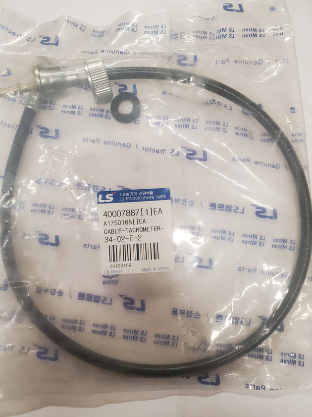 LS Tractor Tachometer Cable, 40007887
