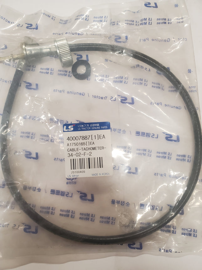 LS Tractor Tachometer Cable, 40007887