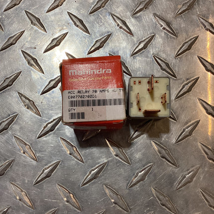 TYM/Mahindra Tractor 70 Amp ACC Relay, E007702702D1