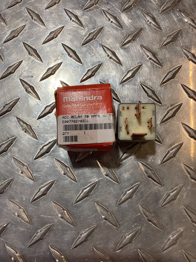 TYM/Mahindra Tractor 70 Amp ACC Relay, E007702702D1