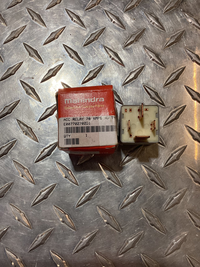 TYM/Mahindra Tractor 70 Amp ACC Relay, E007702702D1
