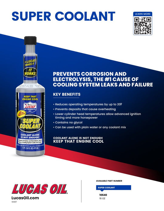 Lucas Super Coolant 16 FL OZ, 10640