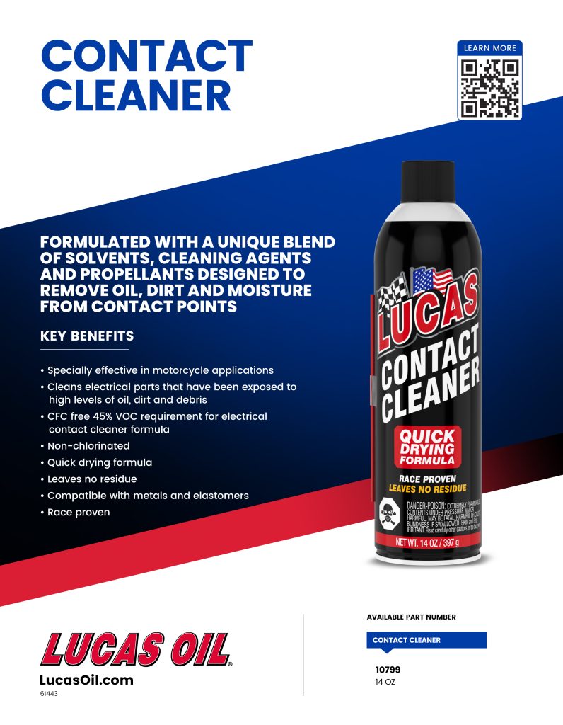 Lucas Contact Cleaner 14 FL OZ, 10799
