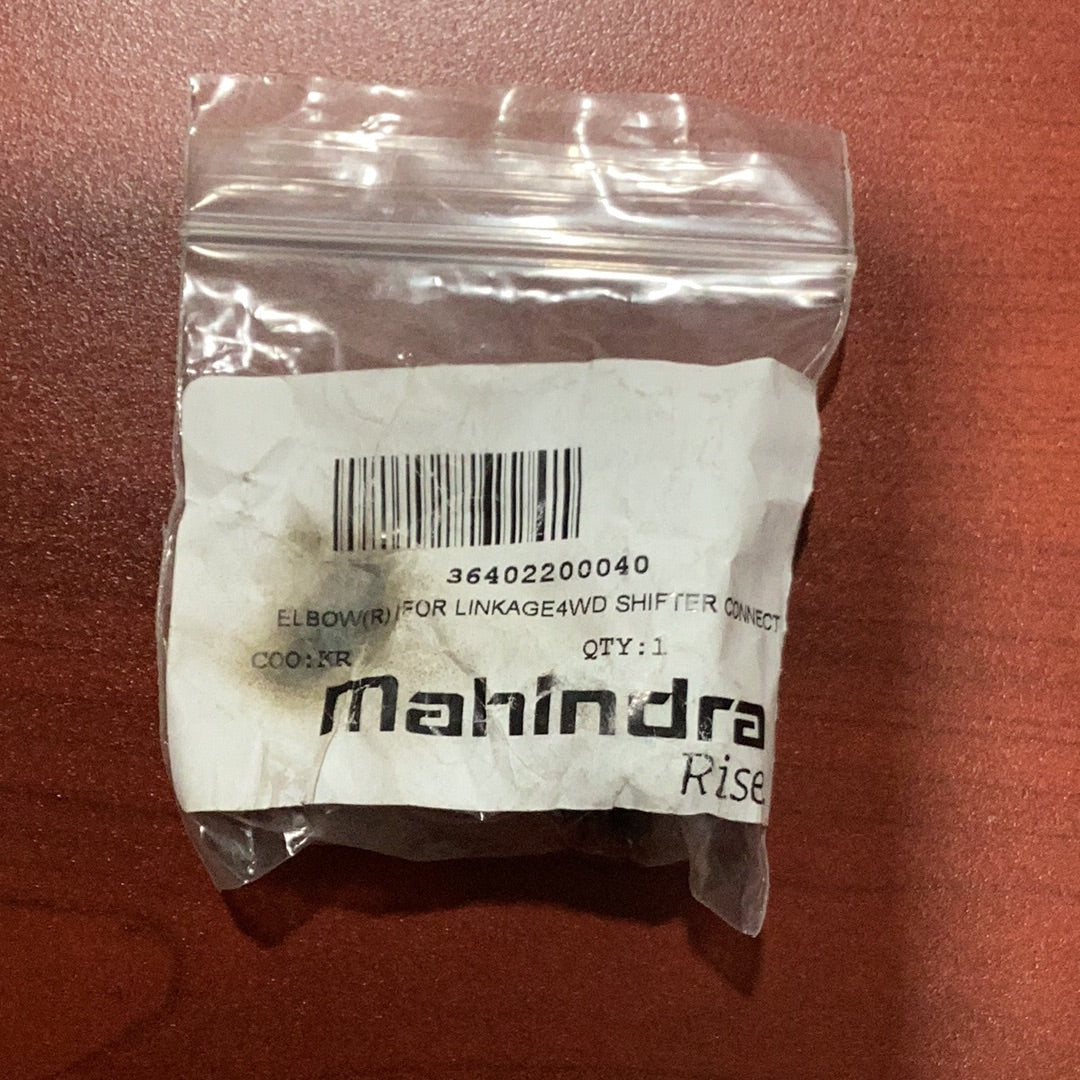 Mahindra Elbow For Shift Connect, R Linkage 4WD, 36402200040