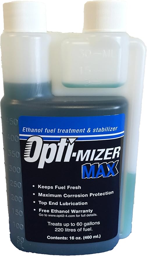 Opti-mizer Ethanol Fuel Treatment Stabilizer with Chamber, 16 fl Oz., 61612M