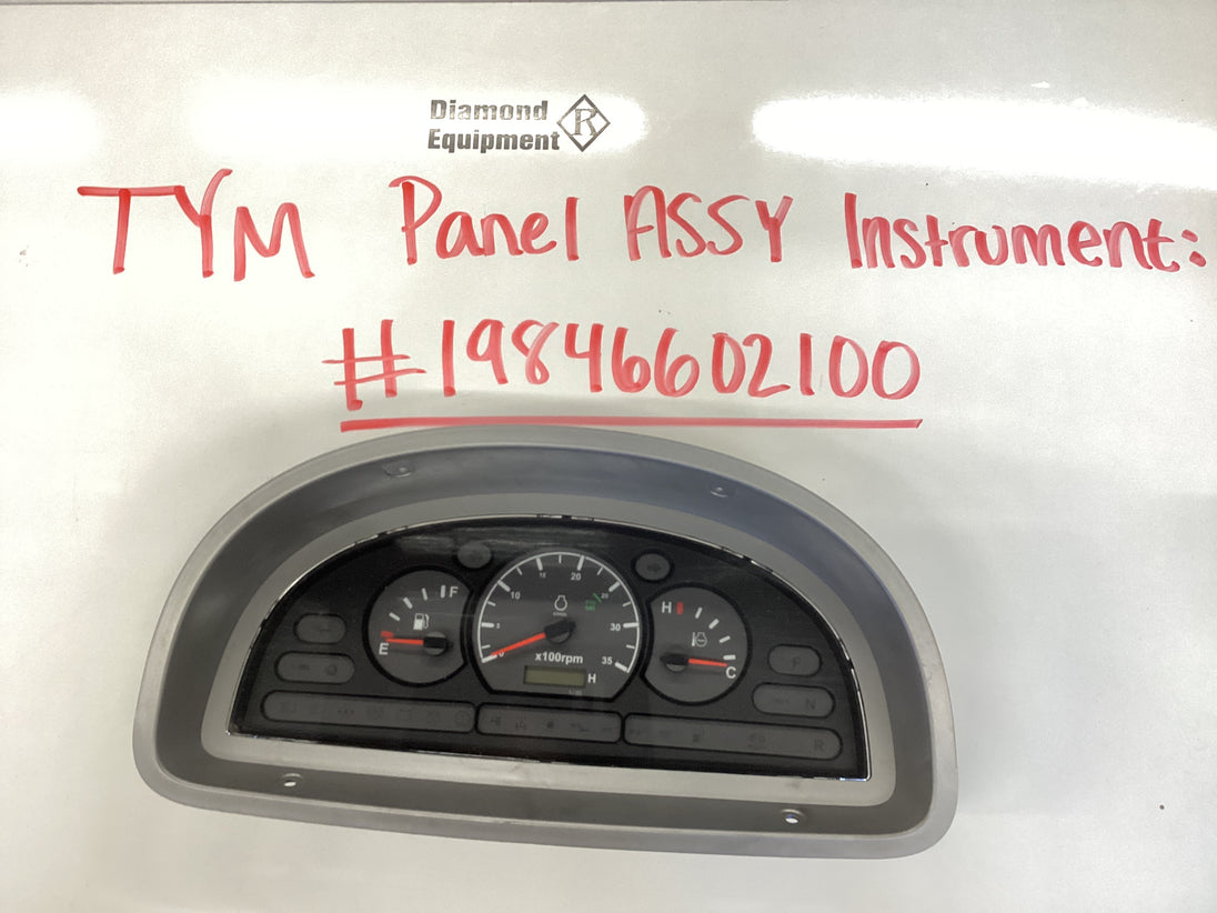 If Assy Instrument TYM Panel ASSY Instrument: #19846602100