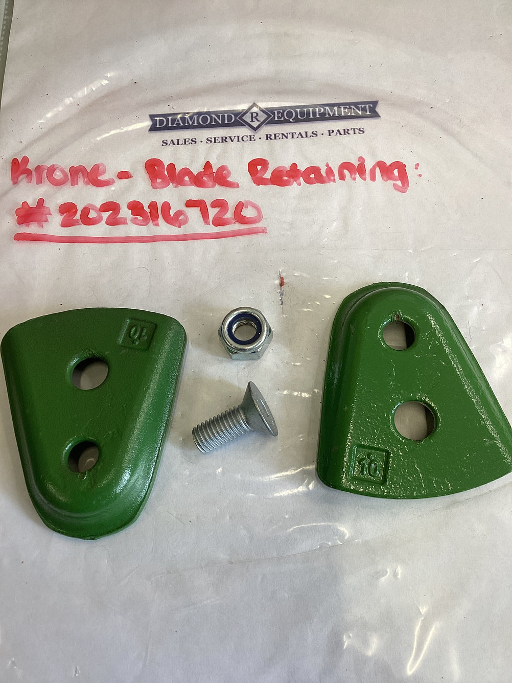 Krone- Blade Retaining: #202316720