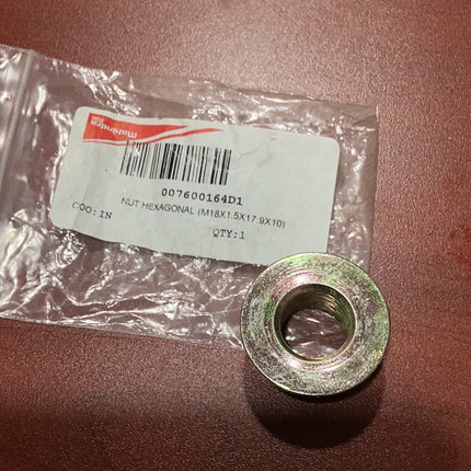 Mahindra Tractor, Hex Nut Rear Wheel Bolt, 007600164D1