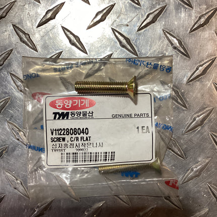 TYM / Mahindra Tractor Flat Door Screw V1122808040