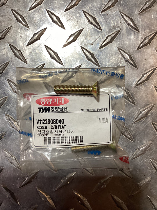 TYM / Mahindra Tractor Flat Door Screw V1122808040