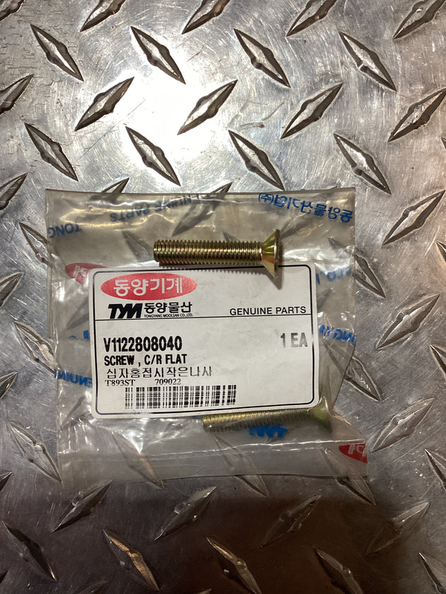 TYM / Mahindra Tractor Flat Door Screw V1122808040