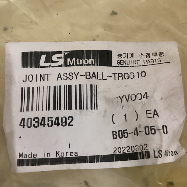LS Tractor Joint Assembly Ball, 40345492
