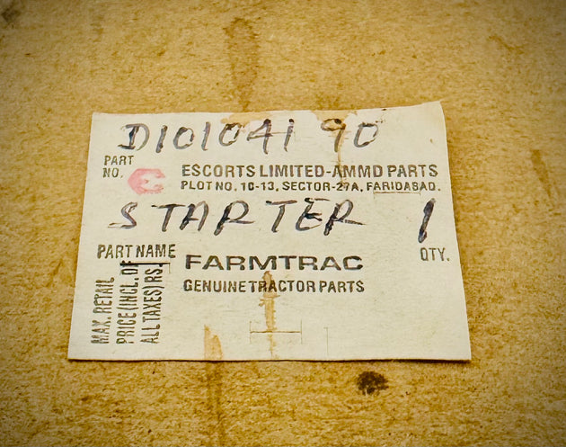 Farmtrac Starter, Motor, ESL14973