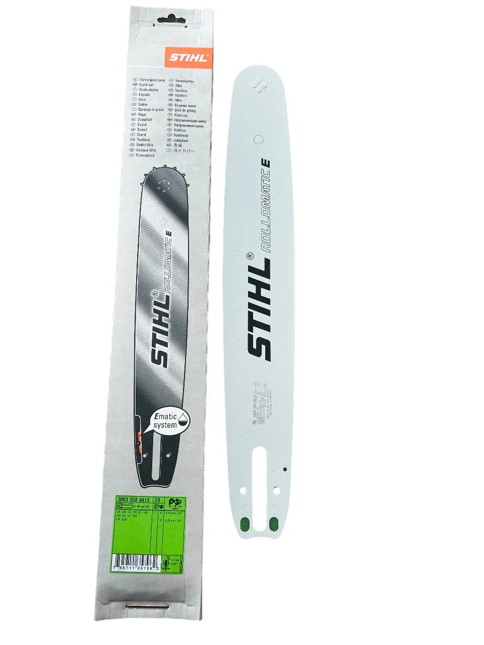 Stihl 16" .063" .325" Rollomatic Chainsaw Guide Bar, 30030086813