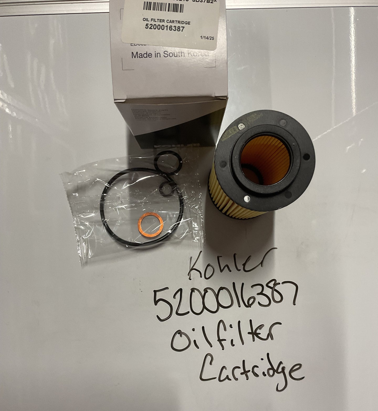 Kohler Filter  Element, Oil, 5200016387