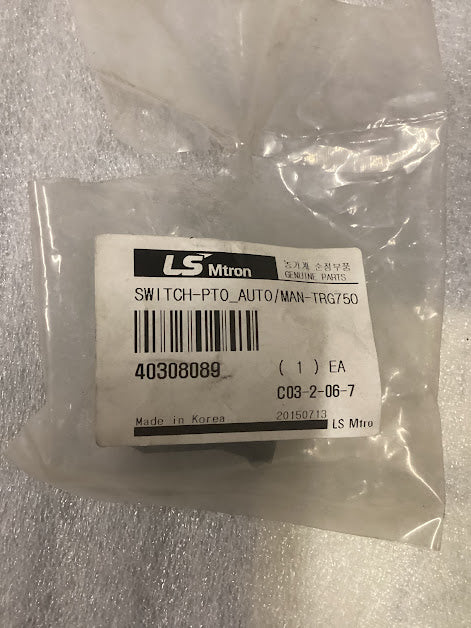 LS Tractor Switch PTO Auto/Man, 40308089