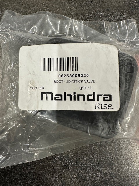 Mahindra Tractor Joystick Boot Valve, 86253005020