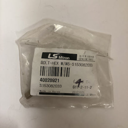 LS Tractor Hex Bolt W/WS, 40028921