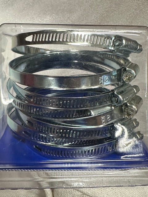 3 1/16" to 4" Hose Clamps, 10 pieces, C56P