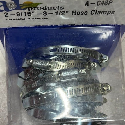 Hose Clamps C48P (20 pieces) 2 9/16" to 3 1/2"