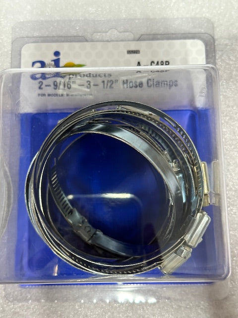 Hose Clamps, 10 pieces, 2 9/16" to 3 1/2", C48P