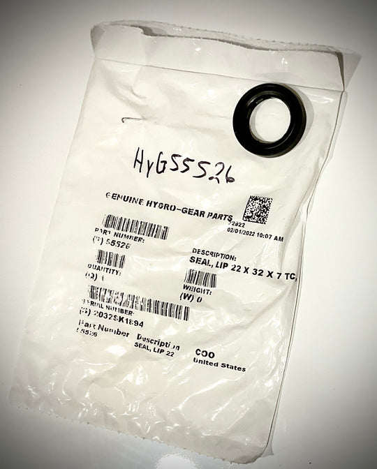 Lip Seal Replacement for Hydro Gear, HYG55526
