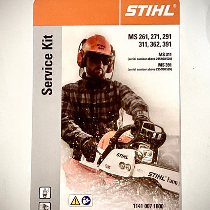 Stihl Service Kit, 1141 Chainsaw Tune Up Kit, 11410071800