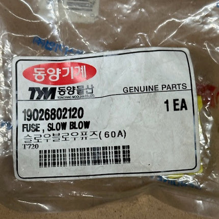 TYM/Mahindra Tractor/Branson Fuse, Slow Blow 60A, 19026802120