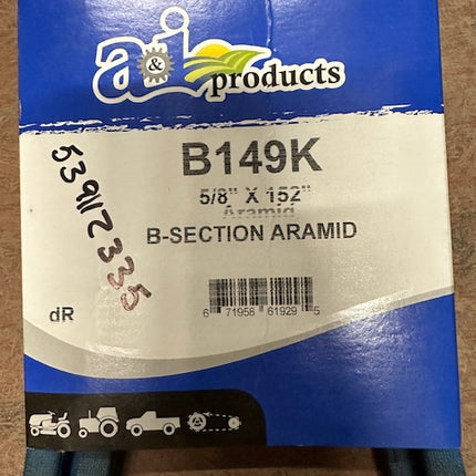 Aramid Blue V-Belt B149K