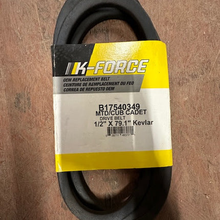 Drive Belt, 1/2" X 79.1", B17540349