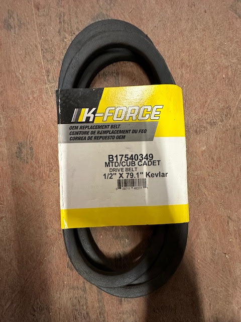 Drive Belt, 1/2" X 79.1", B17540349