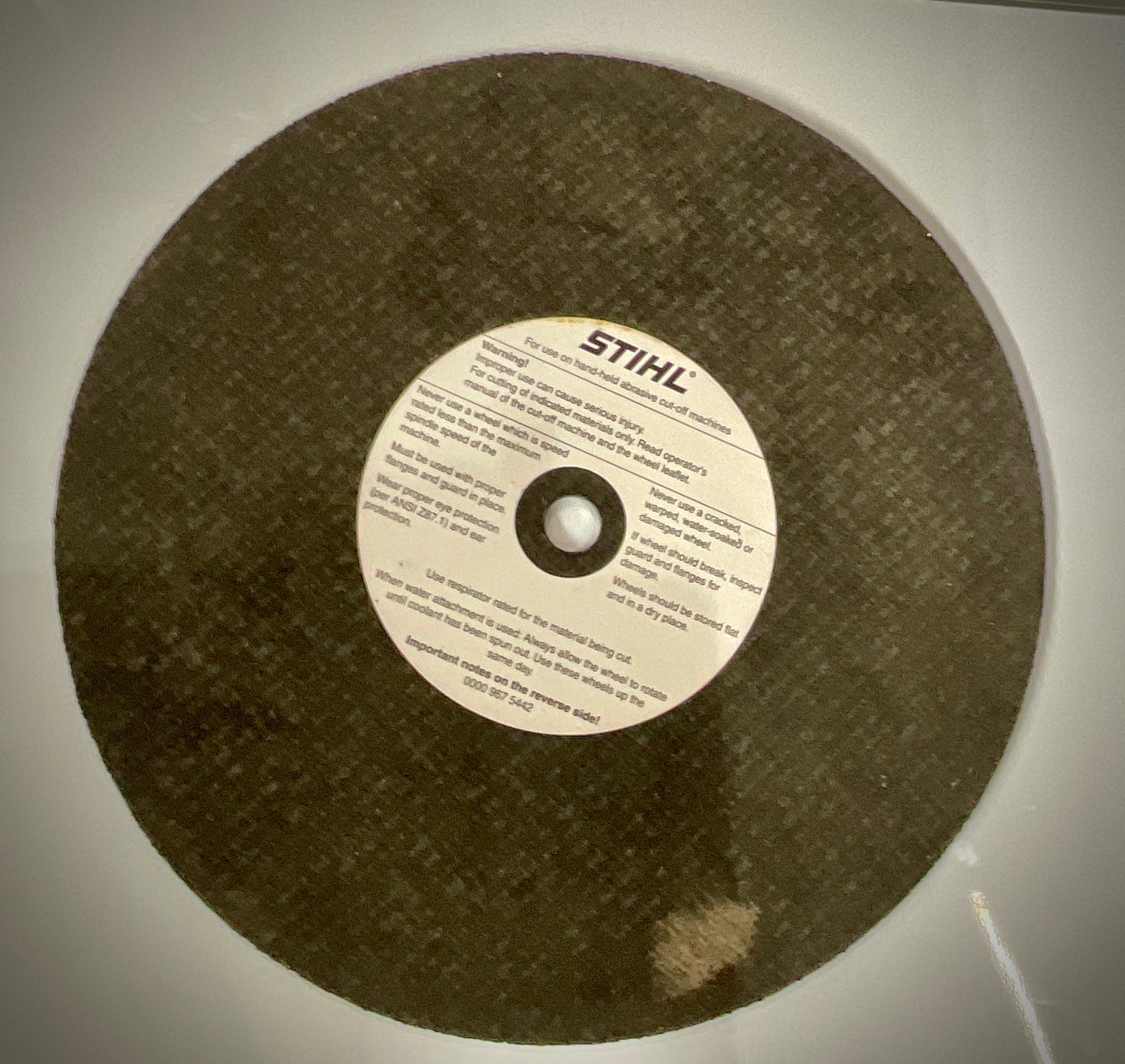 Stihl Abrasive Wheel for General Purpose Masonry 14" x 20 mm, 08350208001
