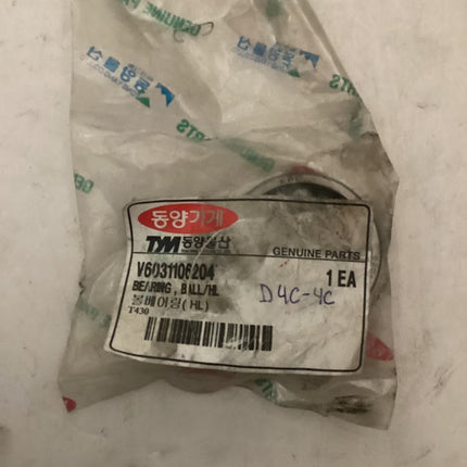 TYM/Mahindra Tractor Bearing Ball/HL, V6031106204