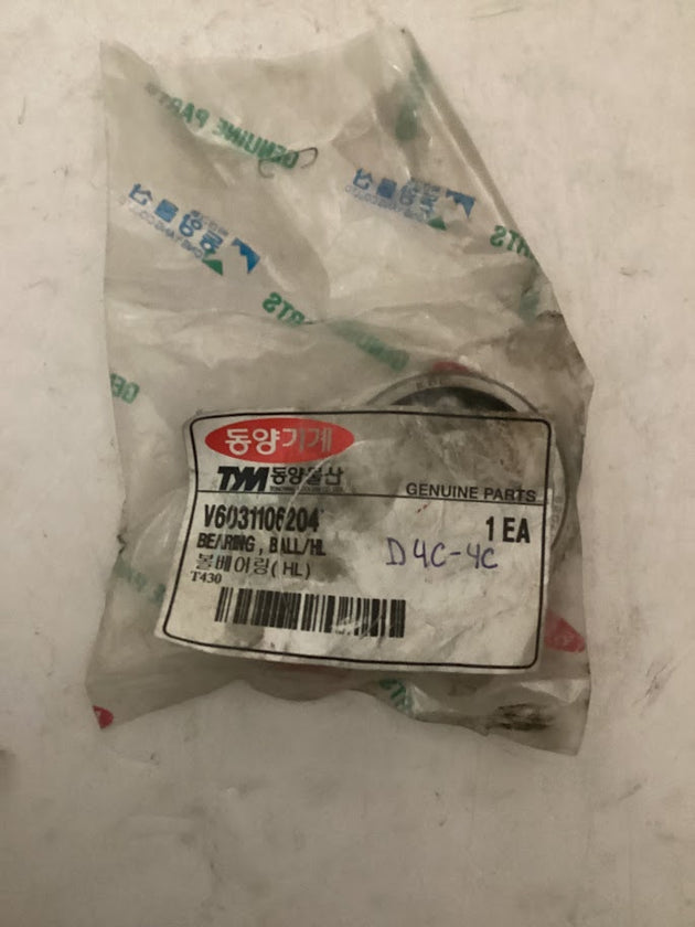 TYM/Mahindra Tractor Bearing Ball/HL, V6031106204
