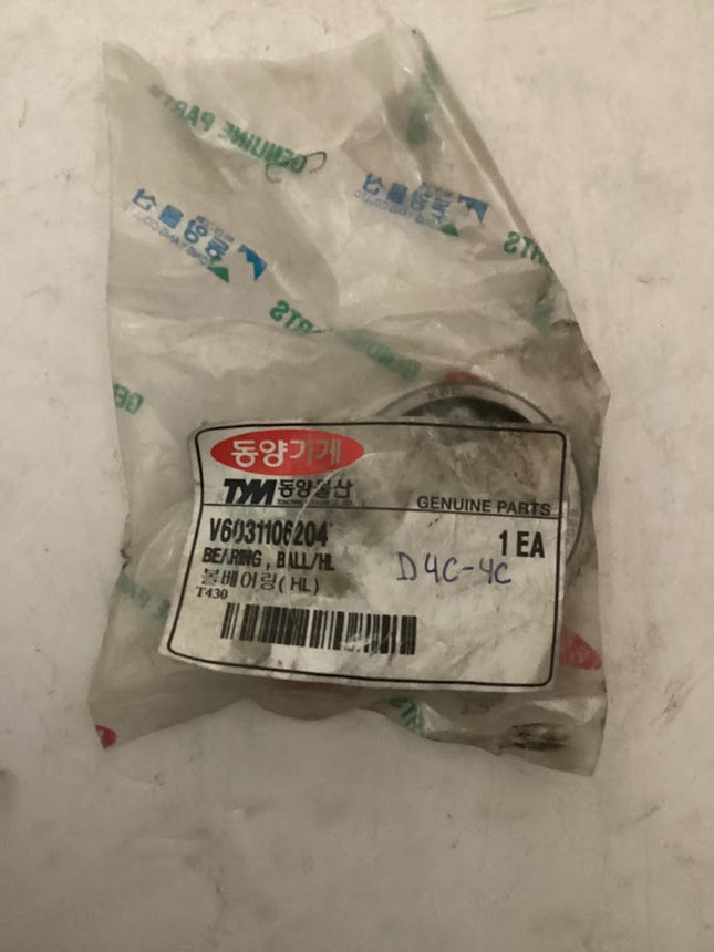 TYM/Mahindra Tractor Bearing Ball/HL, V6031106204