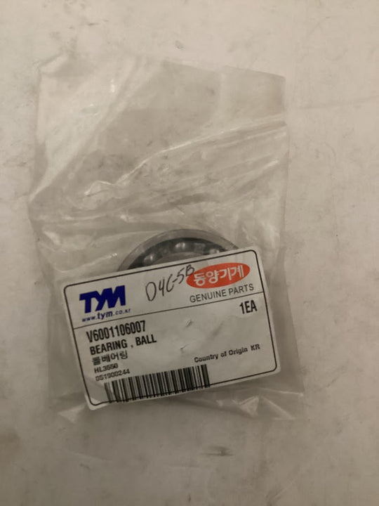 TYM Tractor Bearing Ball, V6001106007