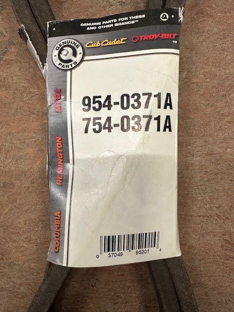 Cub Cadet Belt, V-Belt 42" Deck, 9540371A