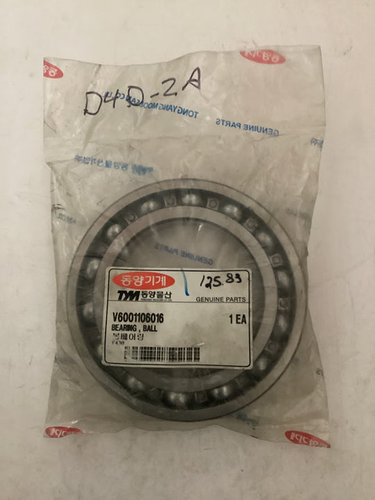 TYM/Mahindra Tractor Bearing Ball, V6001106016
