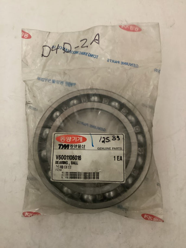 TYM/Mahindra Tractor Bearing Ball, V6001106016